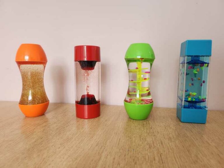 Lot de bouteilles sensorielles JOYIN – modèles robustes et colorés pour éveil visuel, retour au calme et manipulation autonome