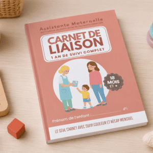 Carnet de liaison assistante maternelle 18 mois et +