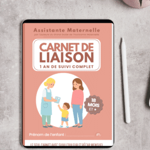 Carnet de liaison assistante maternelle 18 mois et + version PDF